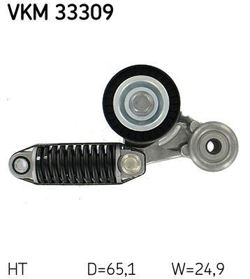 Polea tensora, correa auxiliar servicios SKF ref. VKM 33309